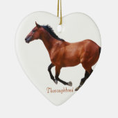 Galloping Thoroughbred Ornament (Rechts)