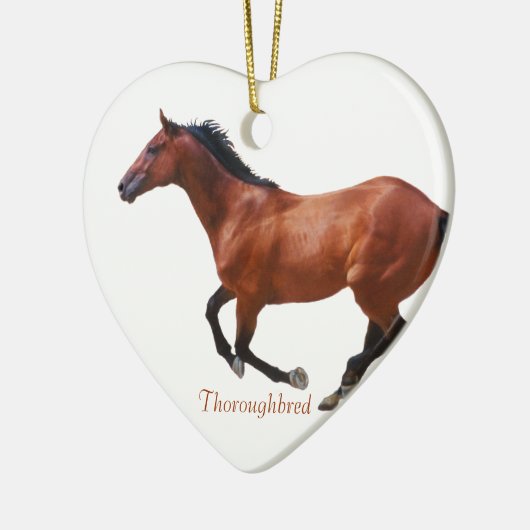 Galloping Thoroughbred Ornament (Links)