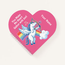 Galloping Unicorn Cupid’s Love Magic  Notitieboek