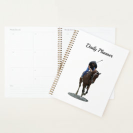 Galloping volbloed paard dagelijkse planner