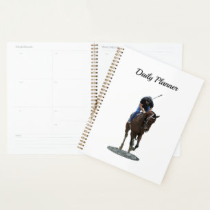 Galloping volbloed paard dagelijkse planner