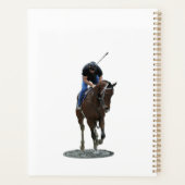 Galloping volbloed paard dagelijkse planner (Achterkant)