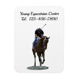 Galloping volbloed paard flexibele magneet