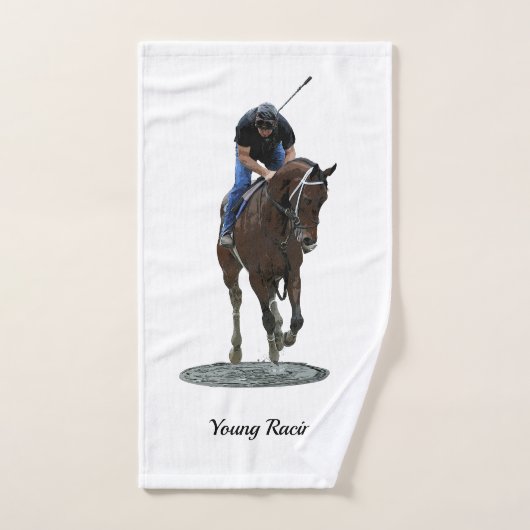 Galloping volbloed paard handdoek (Handdoek)
