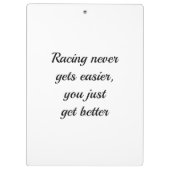 Galloping volbloed paard klembord met offerte (Achterkant)