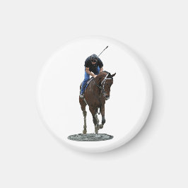 Galloping volbloed paard Solid Magnet