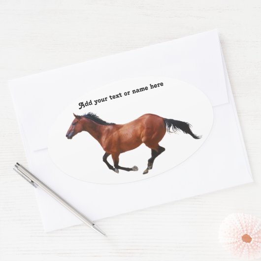 Galloping volbloed Sticker (Envelop)