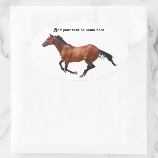 Galloping volbloed Sticker (Tas)