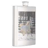 Galloping White Horse Heupfles (Rechts)