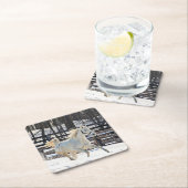 Galloping White Horse Kartonnen Onderzetters (Insitu)