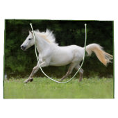 Galloping White Horse Large Cadeautasje (Achterkant)