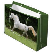 Galloping White Horse Large Cadeautasje (Voorkant Gekanteld)