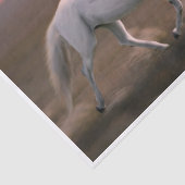 Galloping White Horse Tissuepapier (Detail)