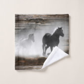 Galloping Wild Horses Bad Handdoek (Wasdoekje)
