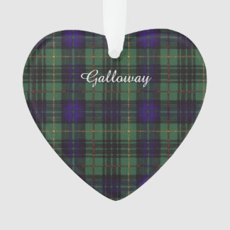 Galloway clan Pset Scottish kilt tartan Ornament