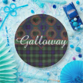 Galloway clan Pset Scottish kilt tartan Papieren Bordje (Feest)
