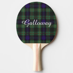 Galloway clan Pset Scottish kilt tartan Tafeltennisbatje
