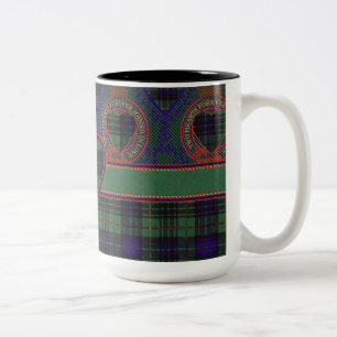 Galloway clan Pset Scottish kilt tartan Tweekleurige Koffiemok