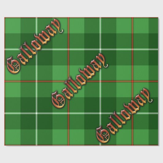 Galloway District Tartan Cadeaupapier (Vlak)