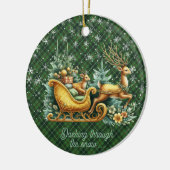 Galloway Hunting M Scottish Tartan Christmas Keramisch Ornament (Links)