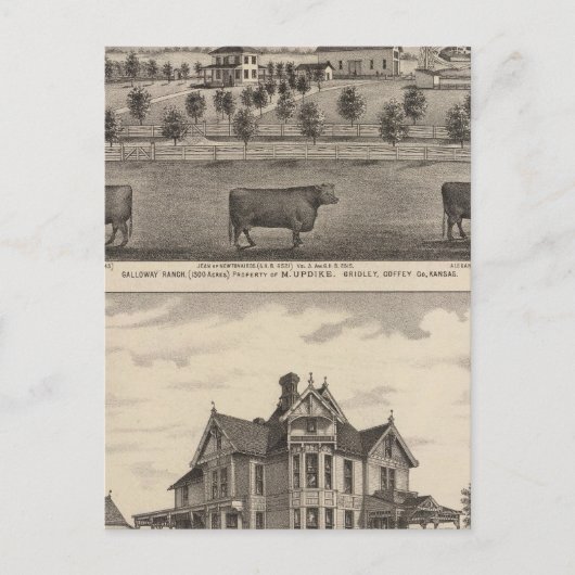 Galloway Ranch, Kansas Briefkaart (Voorkant)