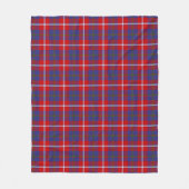 Galloway RedTartan Fleece Deken (Voorkant)
