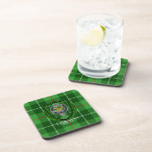 Galloway Scottish Clan Tartan & Crest Bier Onderzetter (Rechterzijde)