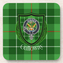 Galloway Scottish Clan Tartan & Crest Bier Onderzetter