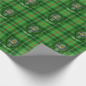 Galloway Scottish Clan Tartan & Crest Cadeaupapier (Hoek)