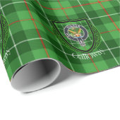 Galloway Scottish Clan Tartan & Crest Cadeaupapier (Rol Hoek)