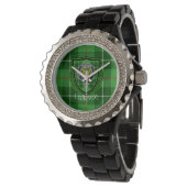 Galloway Scottish Clan Tartan & Crest Horloge (Gekanteld)
