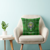 Galloway Scottish Clan Tartan & Crest Kussen (Stoel)