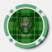 Galloway Scottish Clan Tartan & Crest Poker Chips (Achterkant)