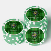 Galloway Scottish Clan Tartan & Crest Poker Chips (Opstapeling)