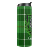 Galloway Scottish Clan Tartan & Crest Thermosbeker (Gedraaid links)
