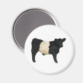 Galloway Steer Cutout Magneet (Voorkant / Achterkant)
