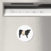 Galloway Steer Cutout Magneet (Insitu (Vaatwasser))