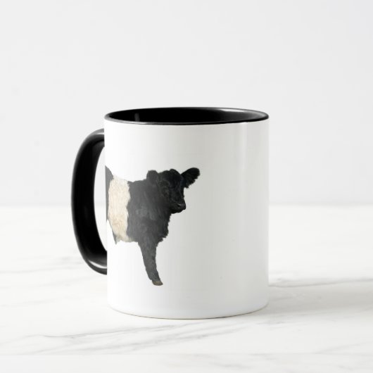 Galloway Steer Cutout Mok (Voorkant links)