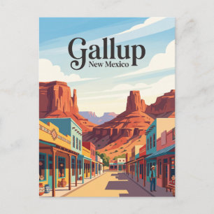 Gallup New Mexico Briefkaart