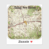 Gallup Topo Map Sticker (Vel)