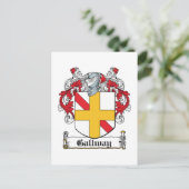 Gallway Family Crest Briefkaart (Staand voorkant)