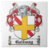 Gallway Family Crest Tegeltje (Voorkant)