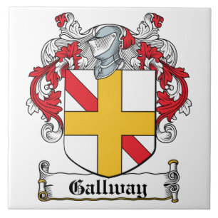 Gallway Family Crest Tegeltje