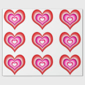 galmend harten inpakpapier (Vlak)