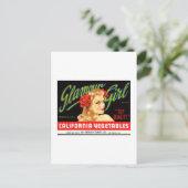 Galmour Girl California Vegetables Briefkaart (Staand voorkant)