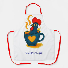 Galo de Barcelos Apron – Portuguese Rooster Pop Ar Schort