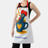 Galo de Barcelos Apron – Portuguese Rooster Pop Ar Schort (Insitu)
