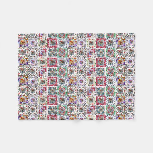 Galo de Barcelos Fleece Deken (Voorkant (Horizontaal))