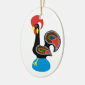Galo de Barcelos Keramisch Ornament (Links)