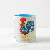 Galo de Barcelos Mug – Portuguese Rooster Azulejo Mok (Midden)